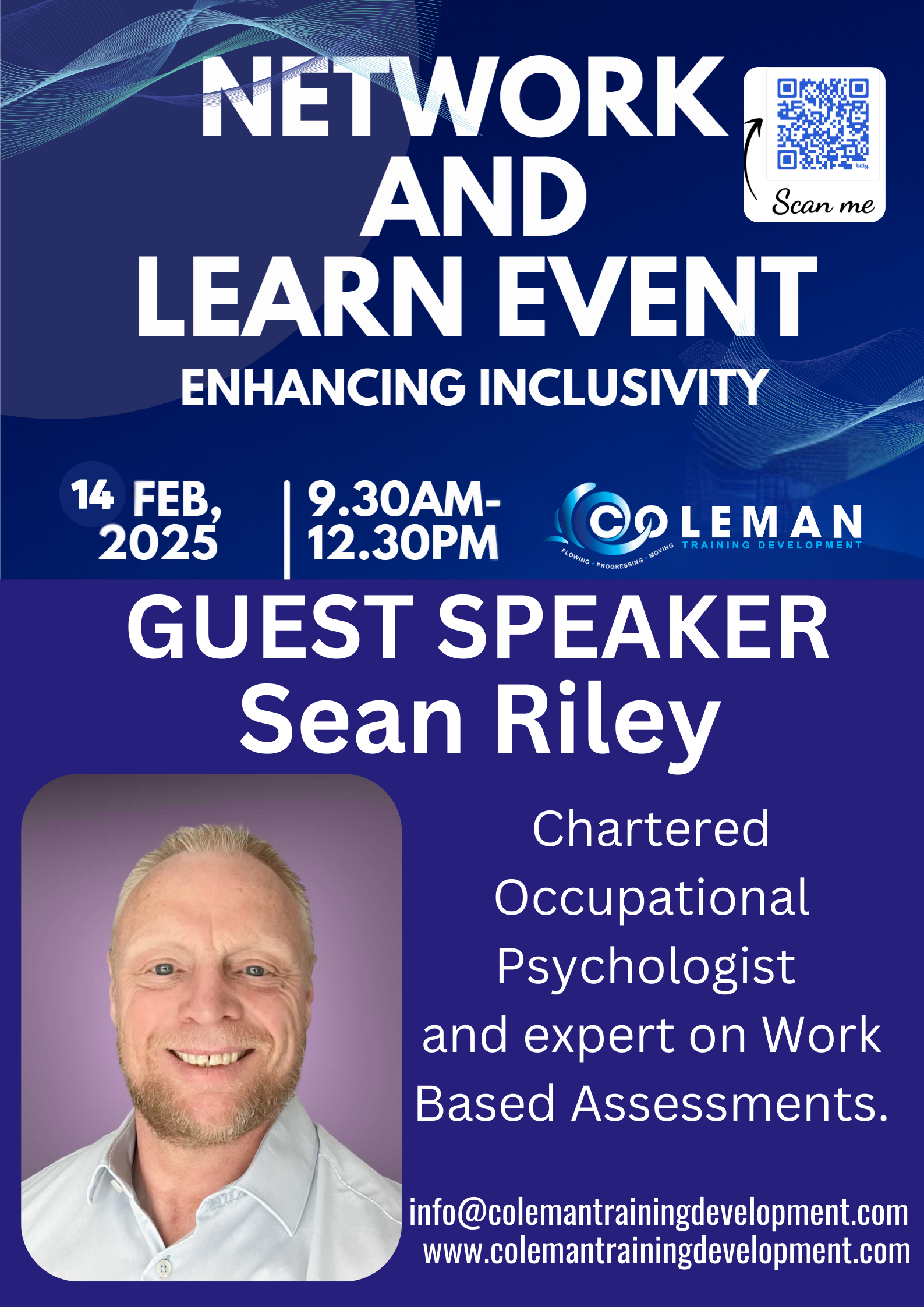 Network and Learn event: 14th February.