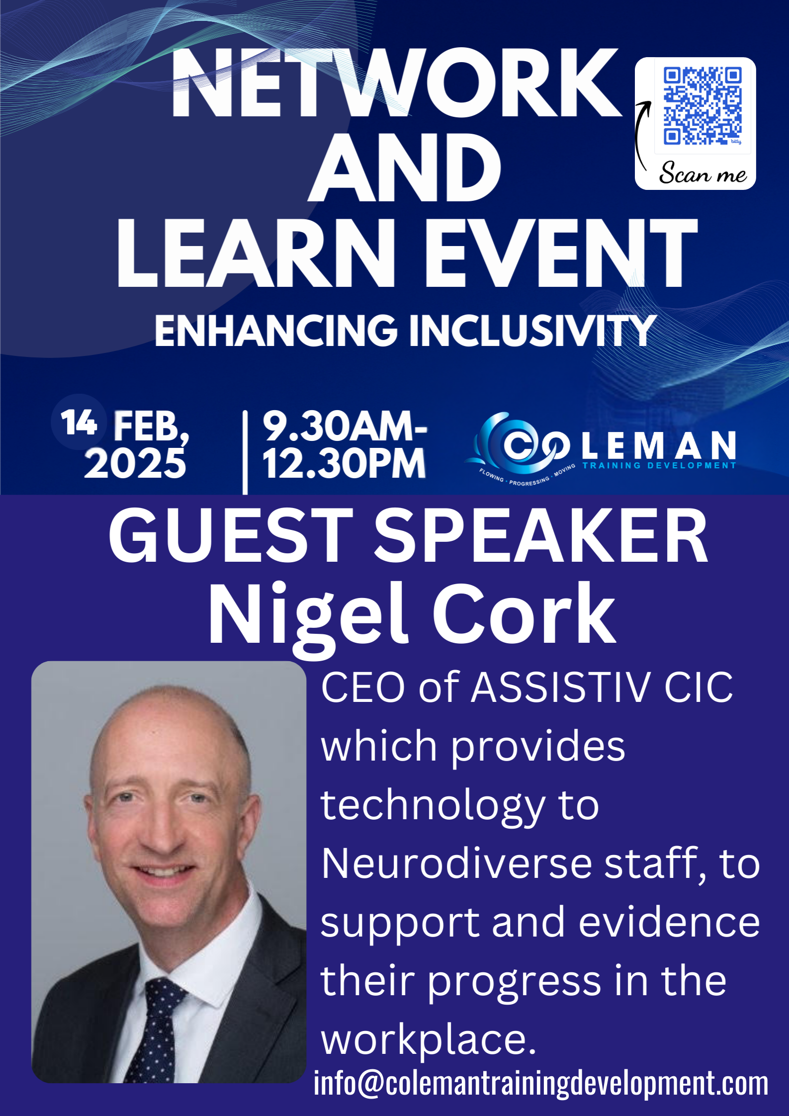 Network and Learn event - 14th February.
