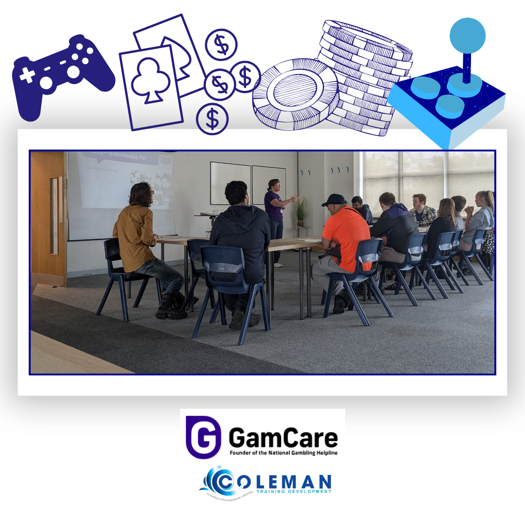 Guest speaker from Gamcare. | Coleman Training Development
