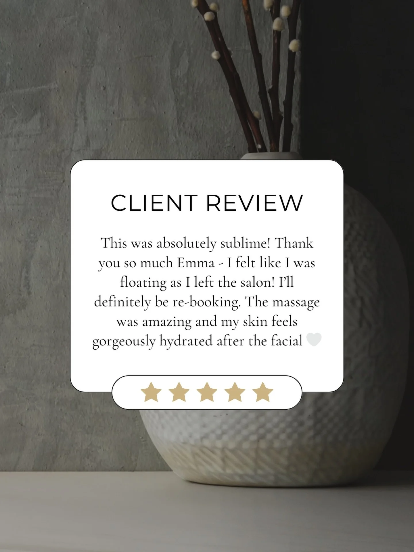 The Ultrasonic Winter Facial with Back Massage was so well received this season 🤍

I&rsquo;m so grateful for all your kind feedback and reviews &mdash; thank you.

#SkinAndWellness
#FacialAndMassage
#WinterSkinCare