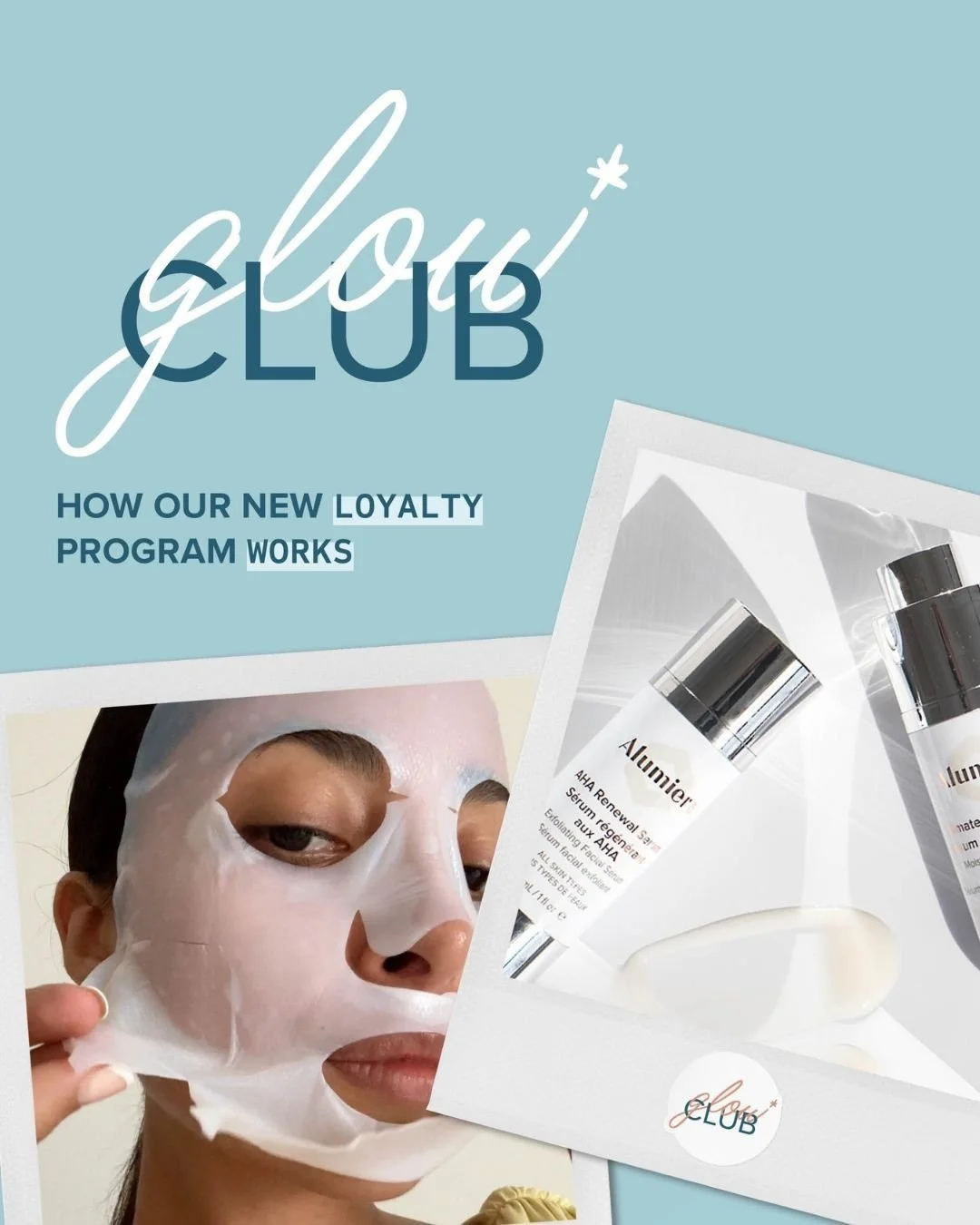 Alumier clients ✨

Have you signed up for Glow Club yet?

Every purchase earns you points which turn into money-off vouchers ❤️

Create your account and receive 250 points instantly.

Plus, from now until Sunday you&rsquo;ll earn double points on all