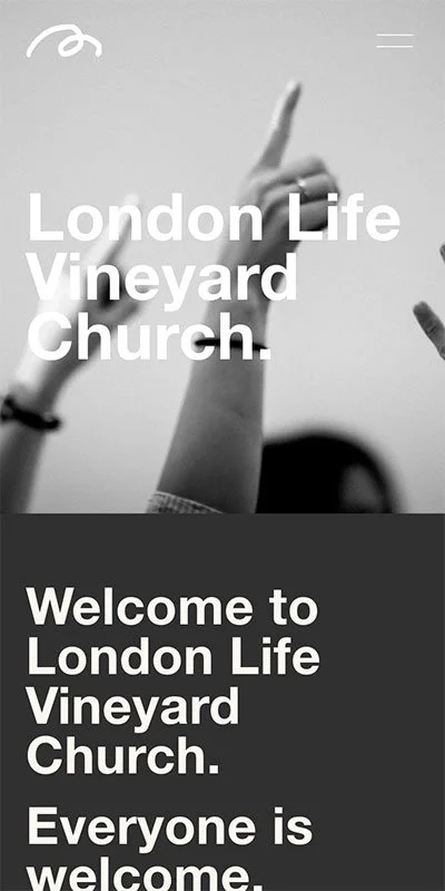 Church Website for London Life Vineyard
