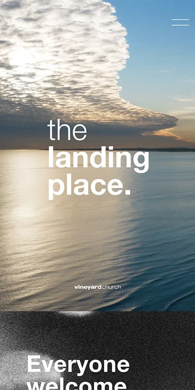 The Landing Place Website design by Studio Remain