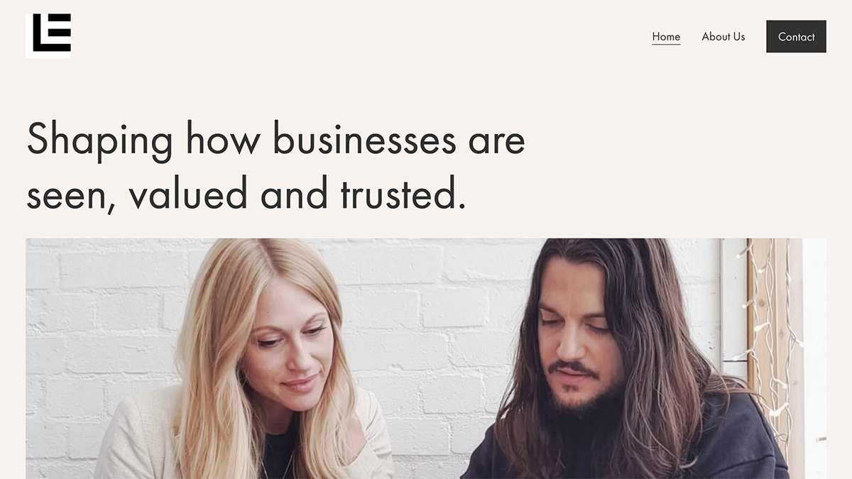 The Lane Edit Website and Logo Design