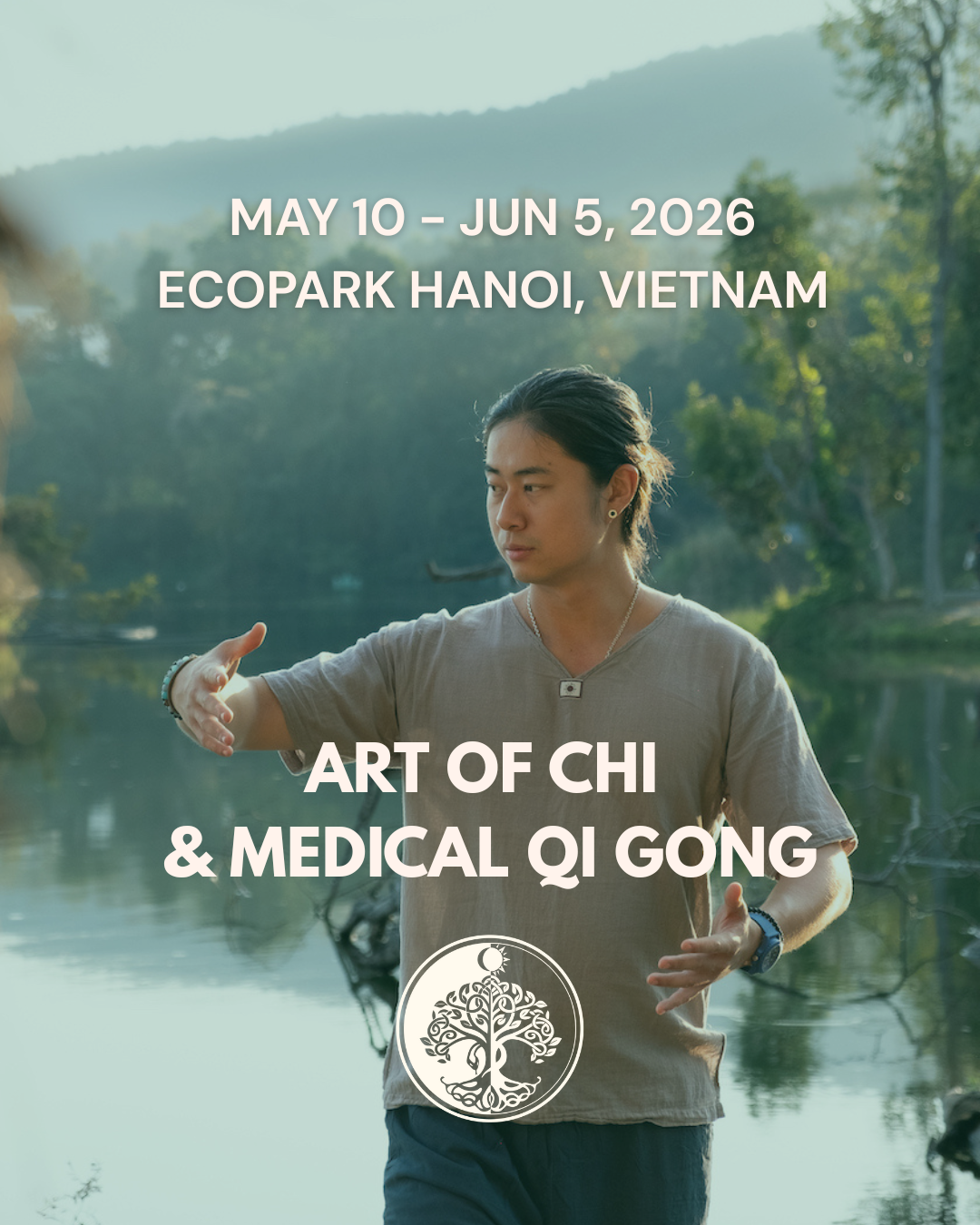 Art of Chi & Medical qi gong Hanoi Ecopark Vietnam Chiang Mai