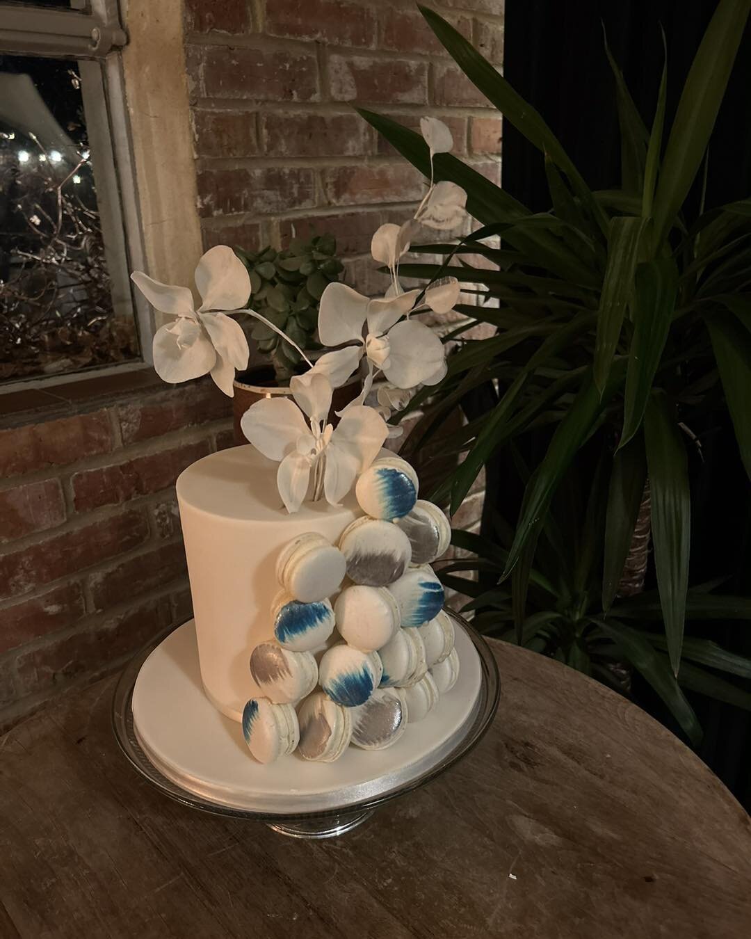 Happy Birthday to the lovely Kay from Pomp and Petals. I had an email from Kay a couple of weeks ago saying&hellip;&hellip;. We spoke earlier in the year about my birthday cake! Could I have a cake for 38 guests the colours are White, Silver and Teal
