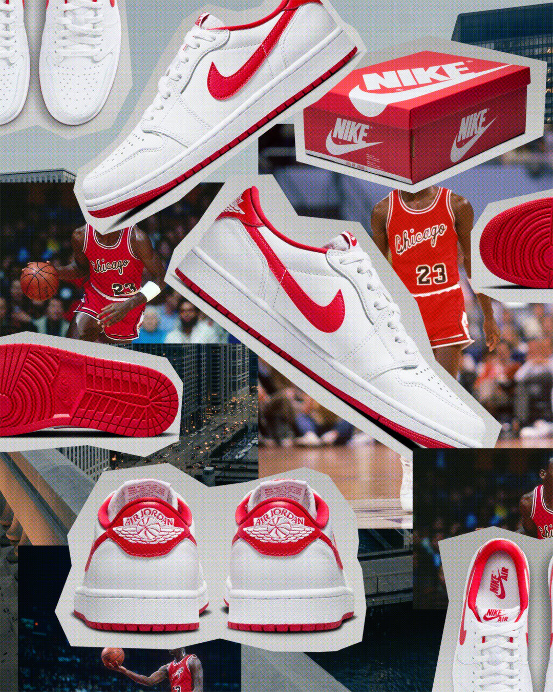 Nike Air Jordan 1 Chicago Poster