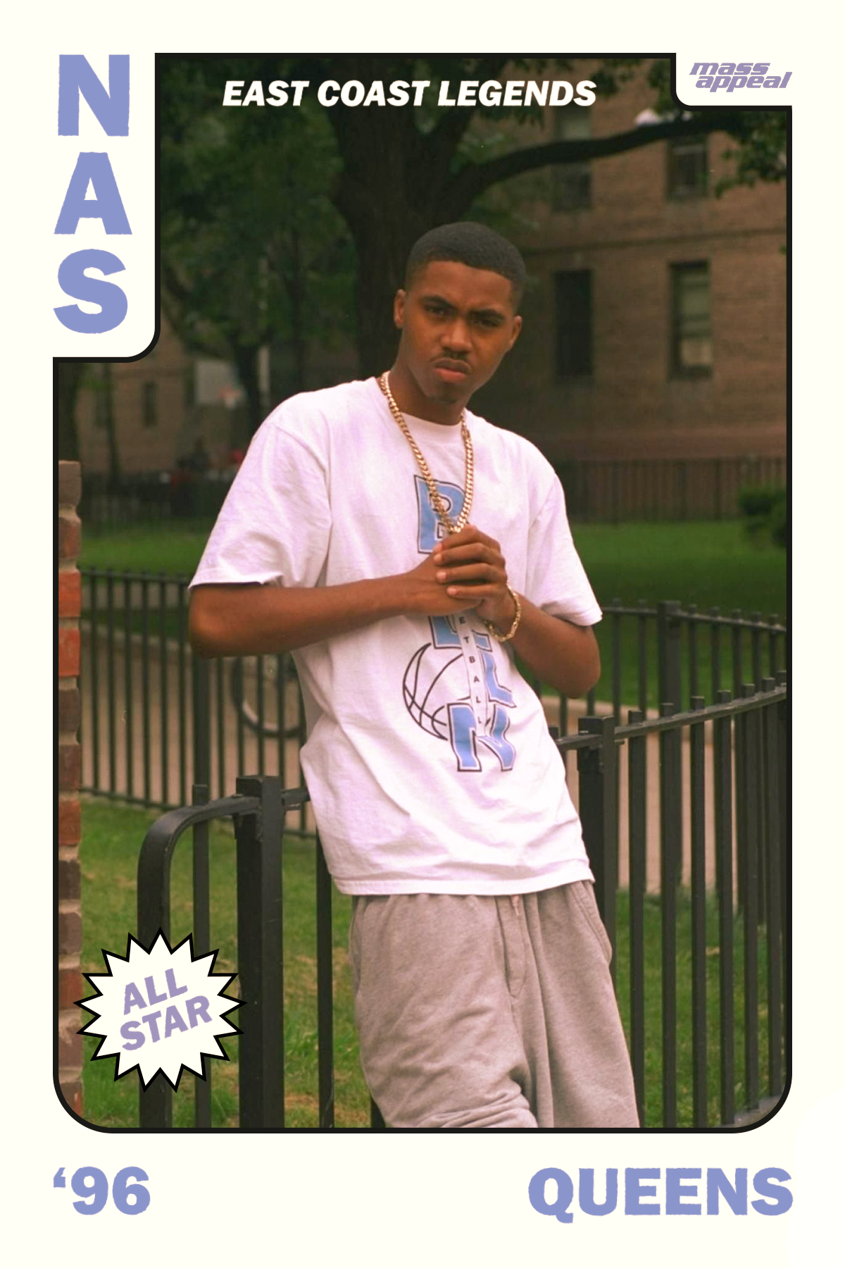 Nas Rapper Trading Card