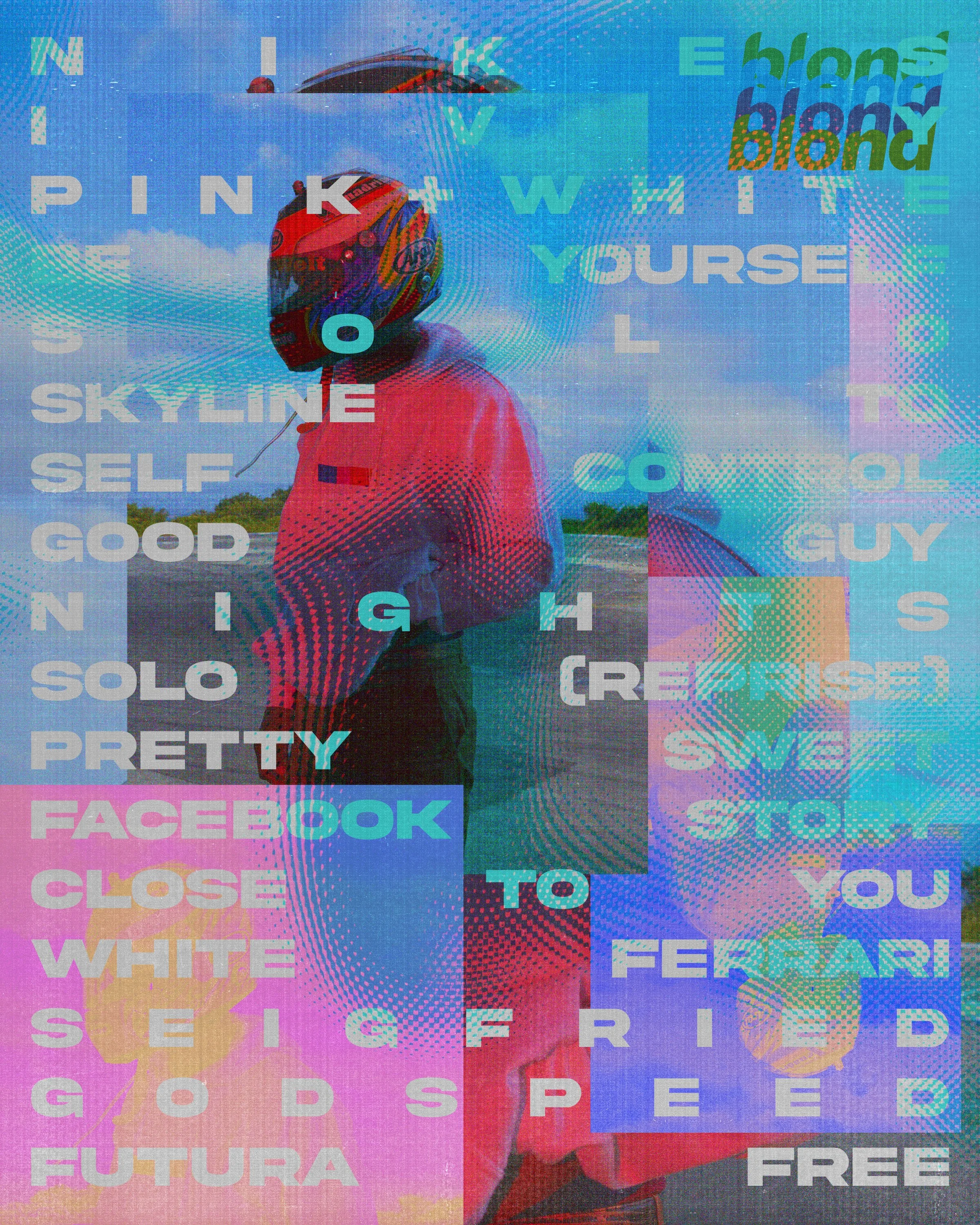 Frank Ocean Blonde Poster