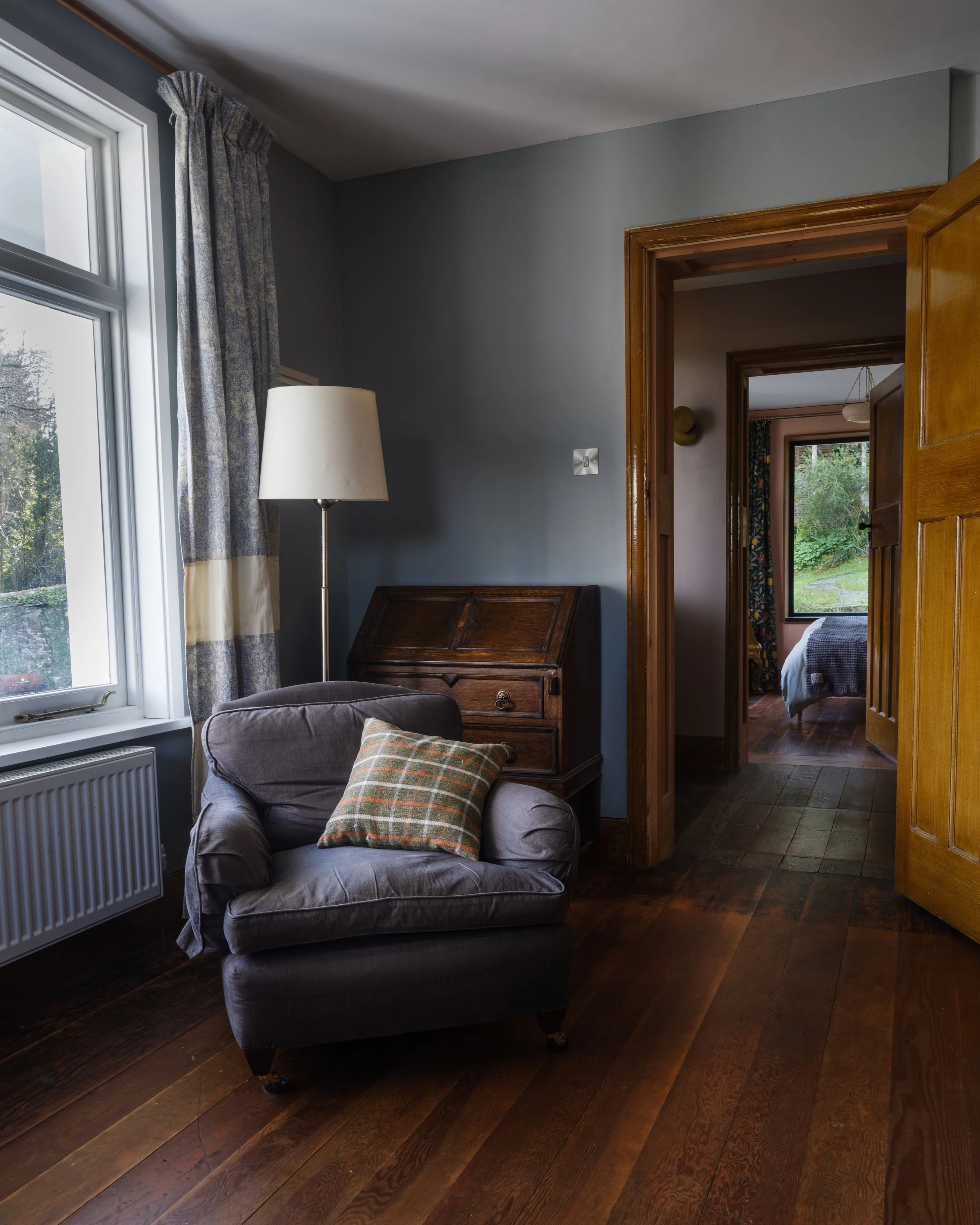 Crow Architecture — View from the living room of deep retrofit of 1930s home © David Prior