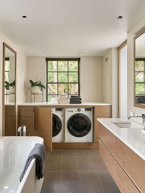 European Laundry Design: Key Features, Dimensions, and Storage Ideas ...