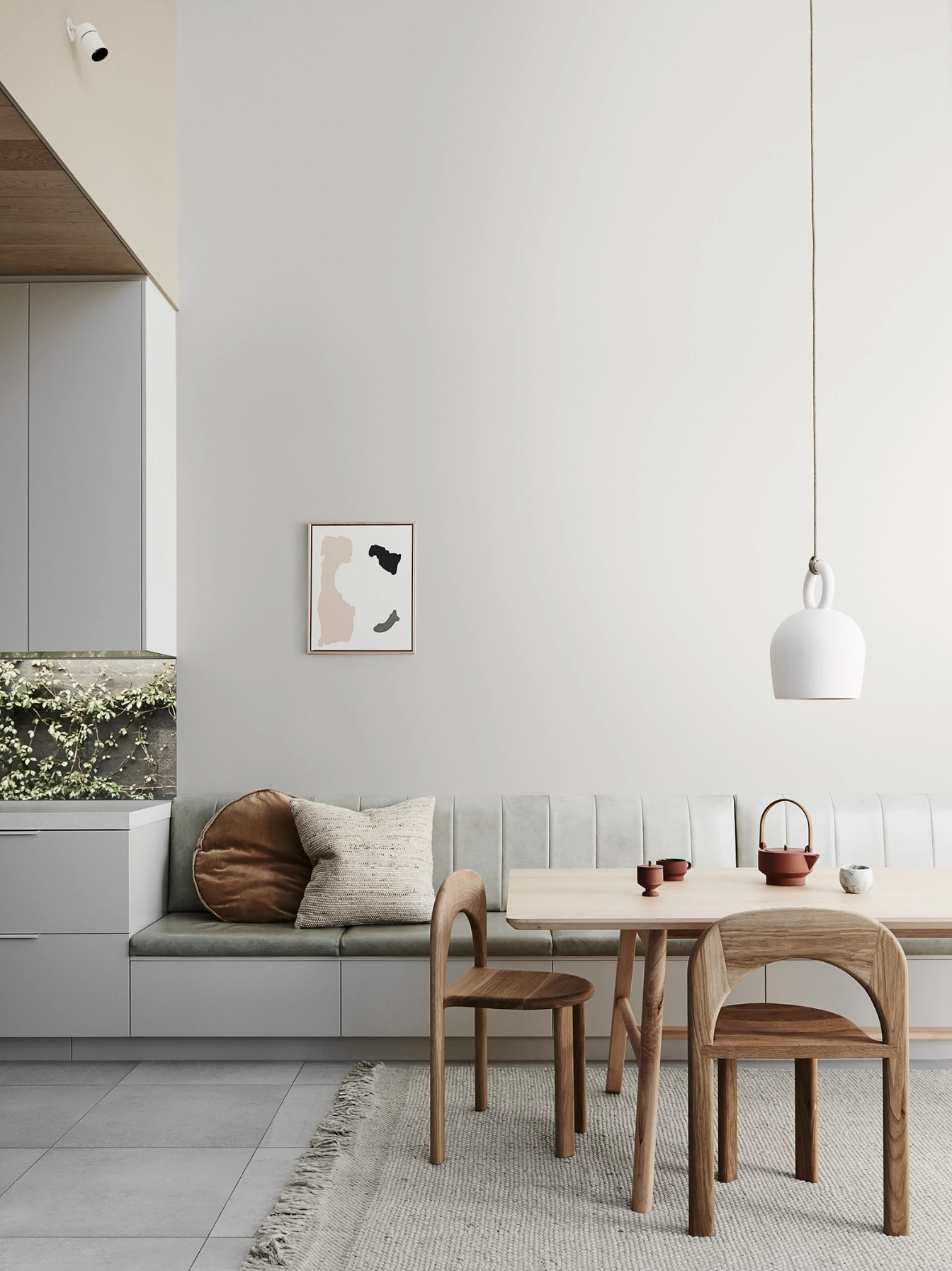 Neutral Kitchen and Dining Rooms • Images via Dulux 