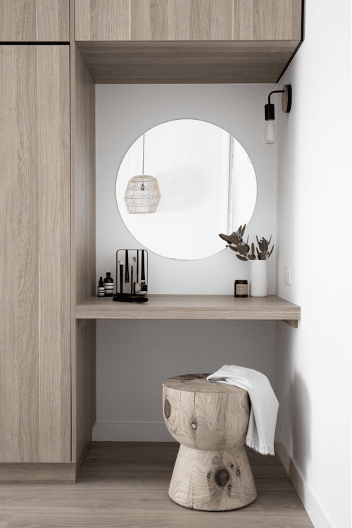 Study Nook + Home Office Set-Up | Built-In Desk Design - Desk Height ...