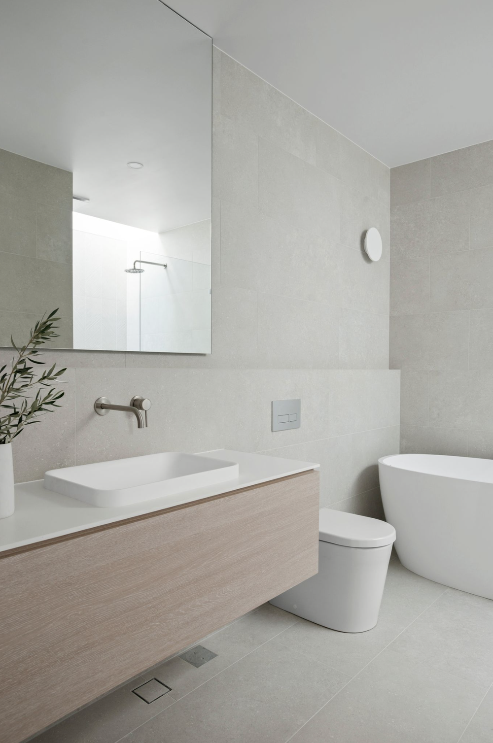 Contemporary Coastal Ensuite Plans and Colour Scheme Design Guide