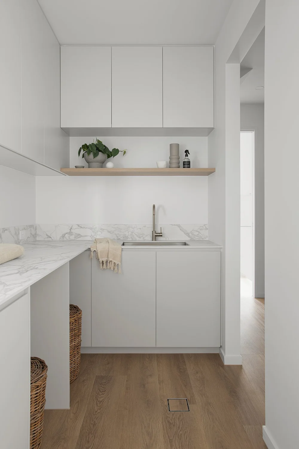 Hamptons Laundry Design Plans and Colour Scheme | Laundry Room Layout ...