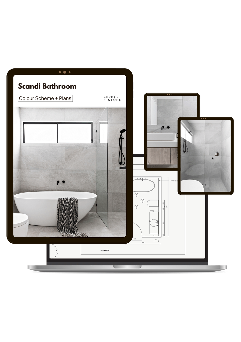 Plan View Bathroom Designs Architectural Bathroom Layout For Procreate
