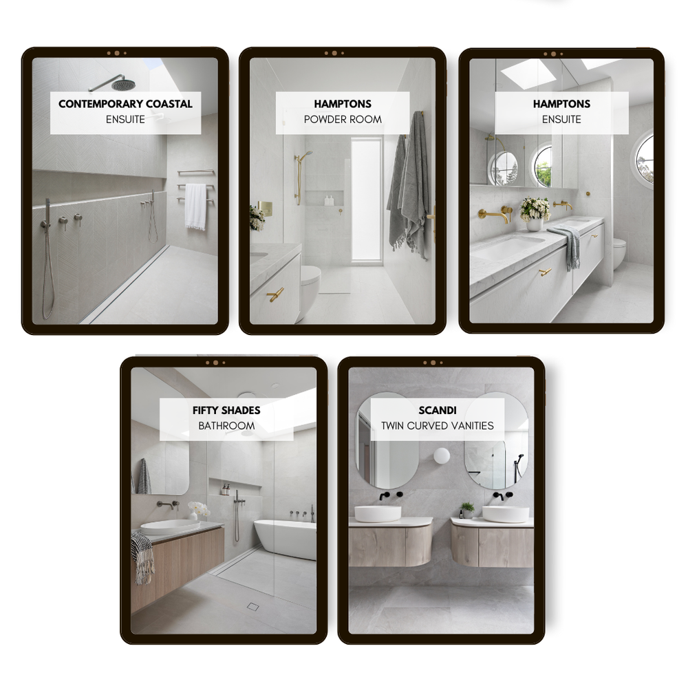 Retreat House Ensuite Plans + Colour Scheme Design Guide | Bathroom ...