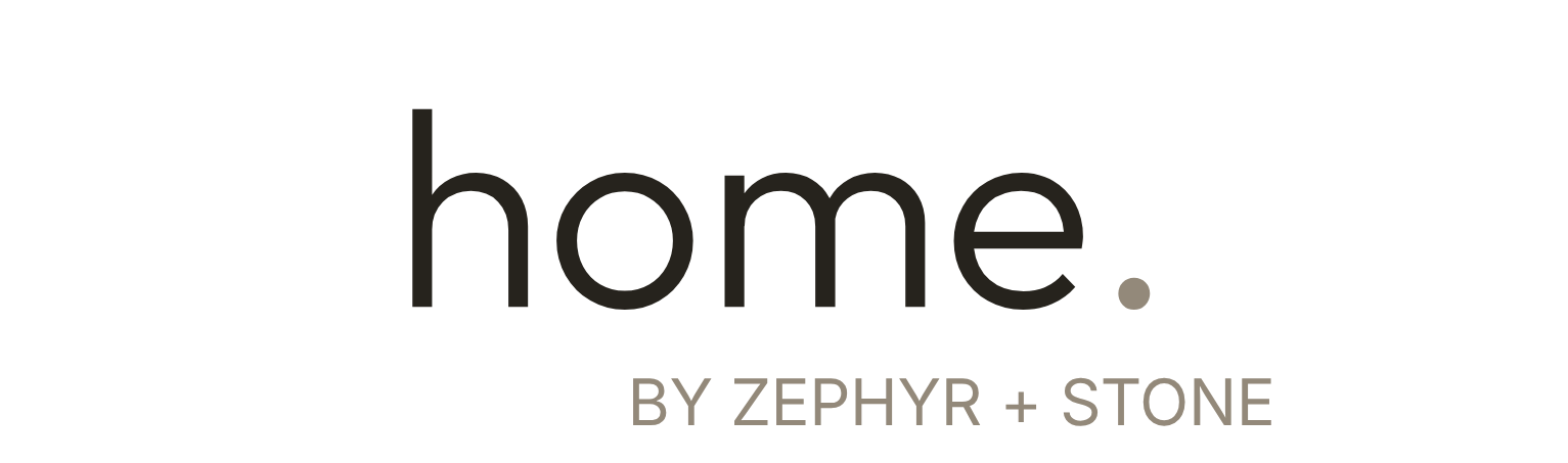 home. BY ZEPHYR + STONE home design course logo