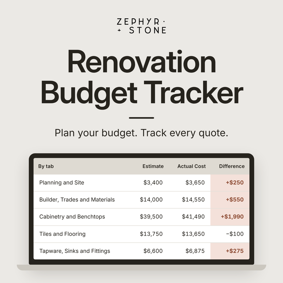 Renovation Budget Tracker