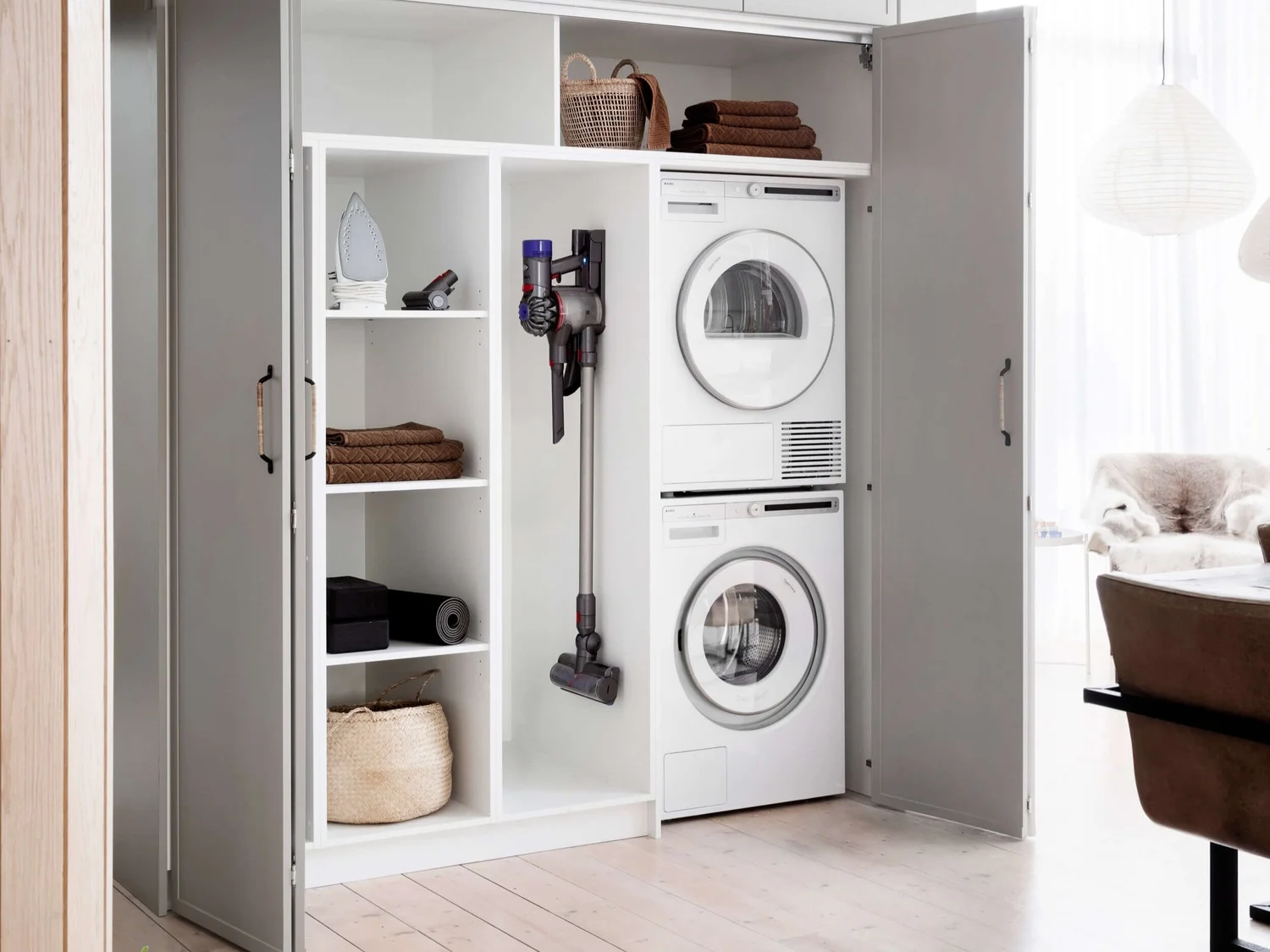 European Laundry Design: Key Features, Dimensions, and Storage Ideas ...
