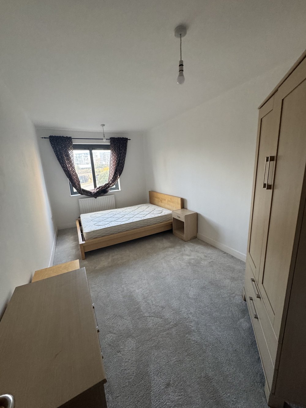 Bedroom refreshed after professional move-out cleaning at Britannia Mills