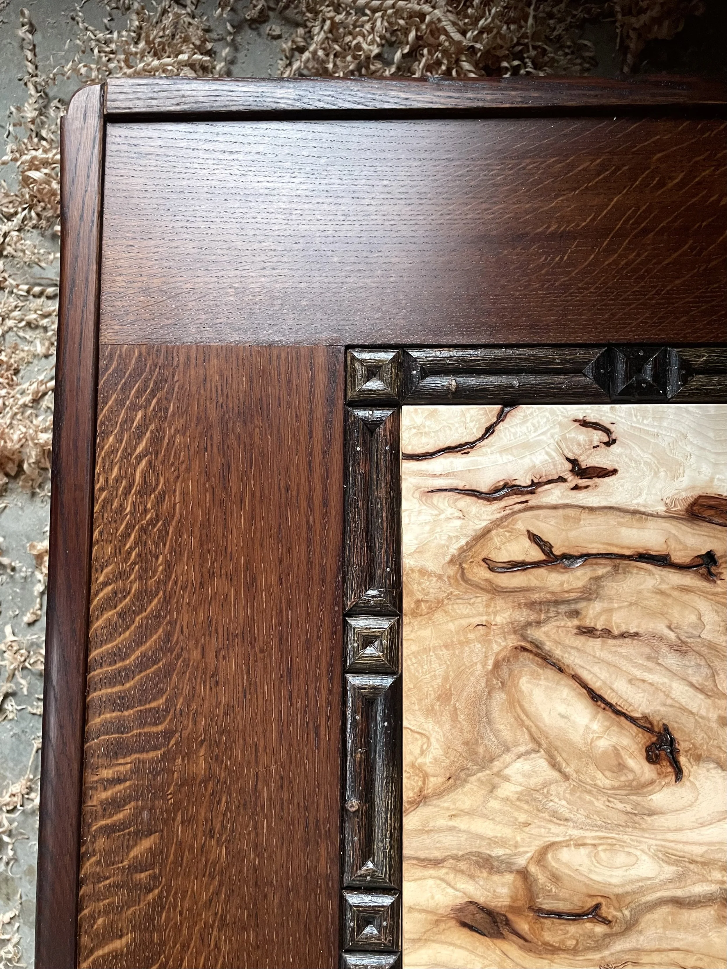 Hope Falls Rustic Coffee Table Detail