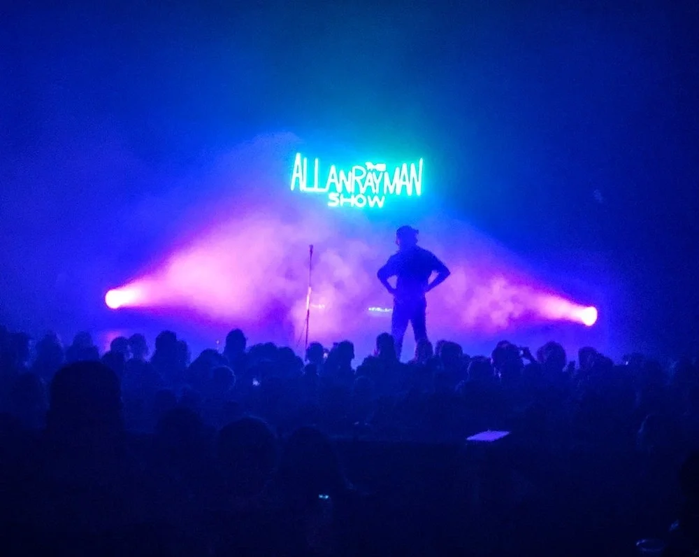Picture taken from Allan Rayman concert in Winnipeg, Manitoba where Winnipeg magician Patrick Gregoire was the opening act in front of 800 people