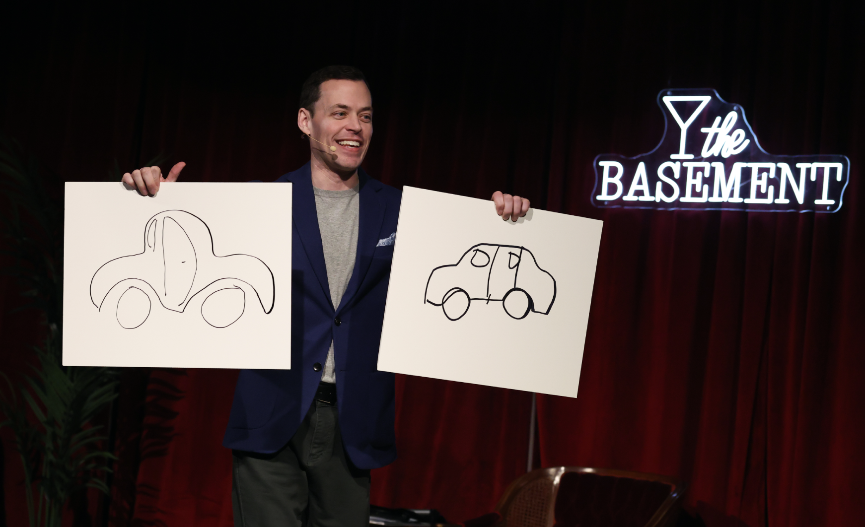 Winnipeg mentalist Patrick Gregoire headlining at The Basement Speakeasy & Comedy Lounge in Winnipeg