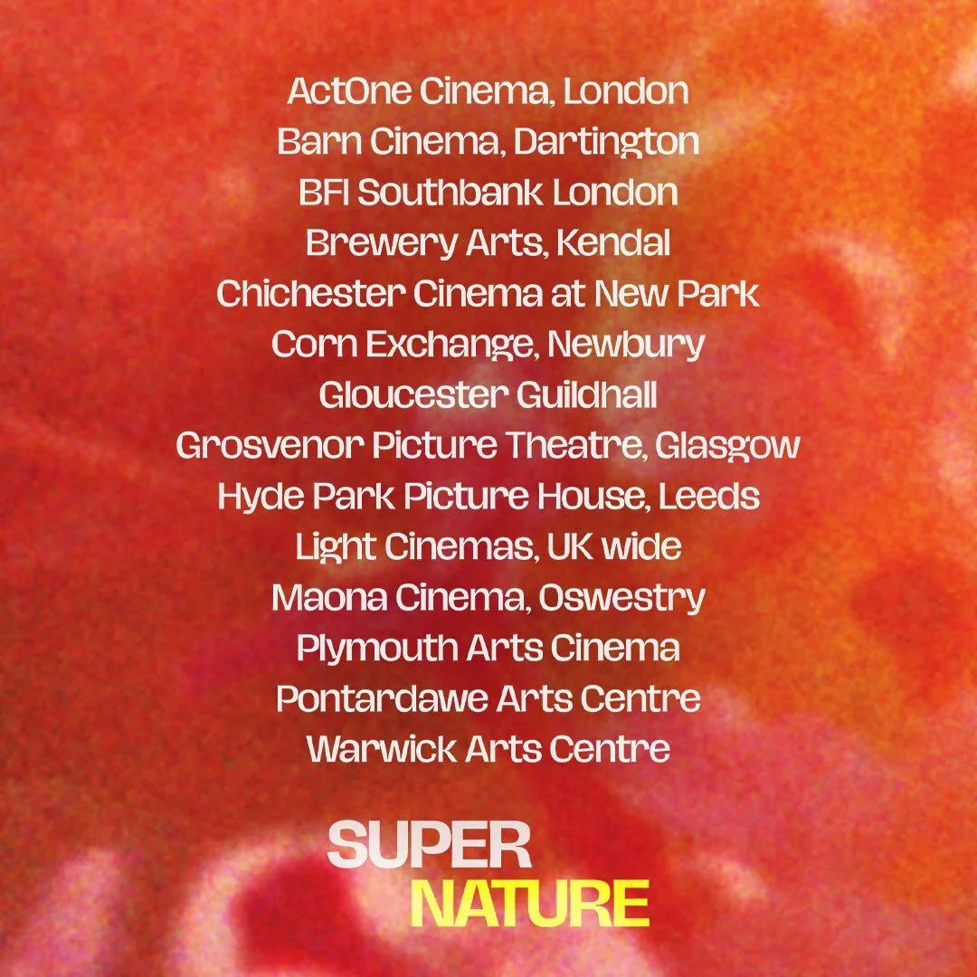 Week 3 of release and there are still plenty of places to see Super Nature in cinemas. Link in bio to find the closest screening to you. And if your local cinemas is not showing it - ask them to! That&rsquo;s very powerful. 💚