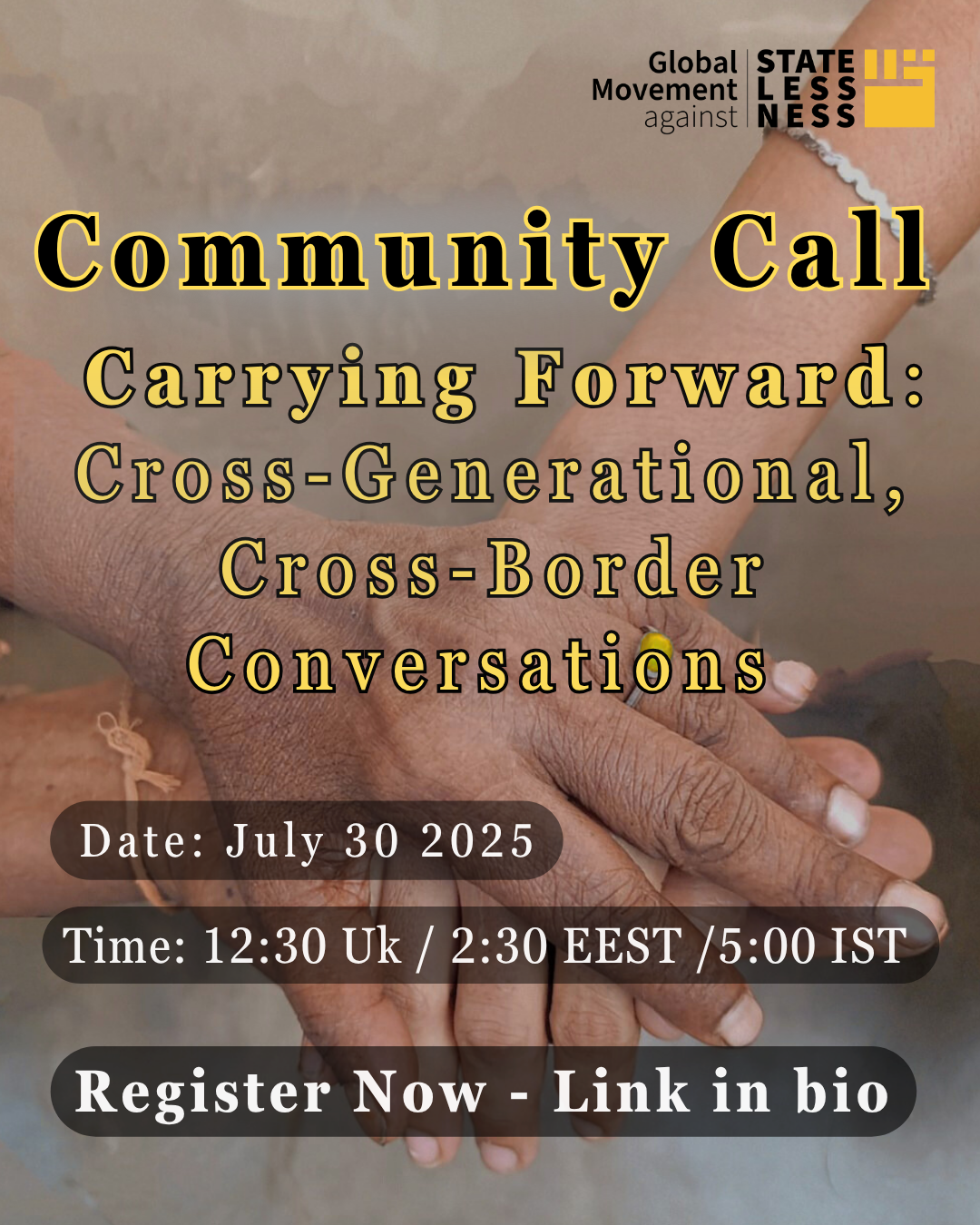Carrying Forward: Stateless Activists Connect Across Generations and Borders&nbsp;