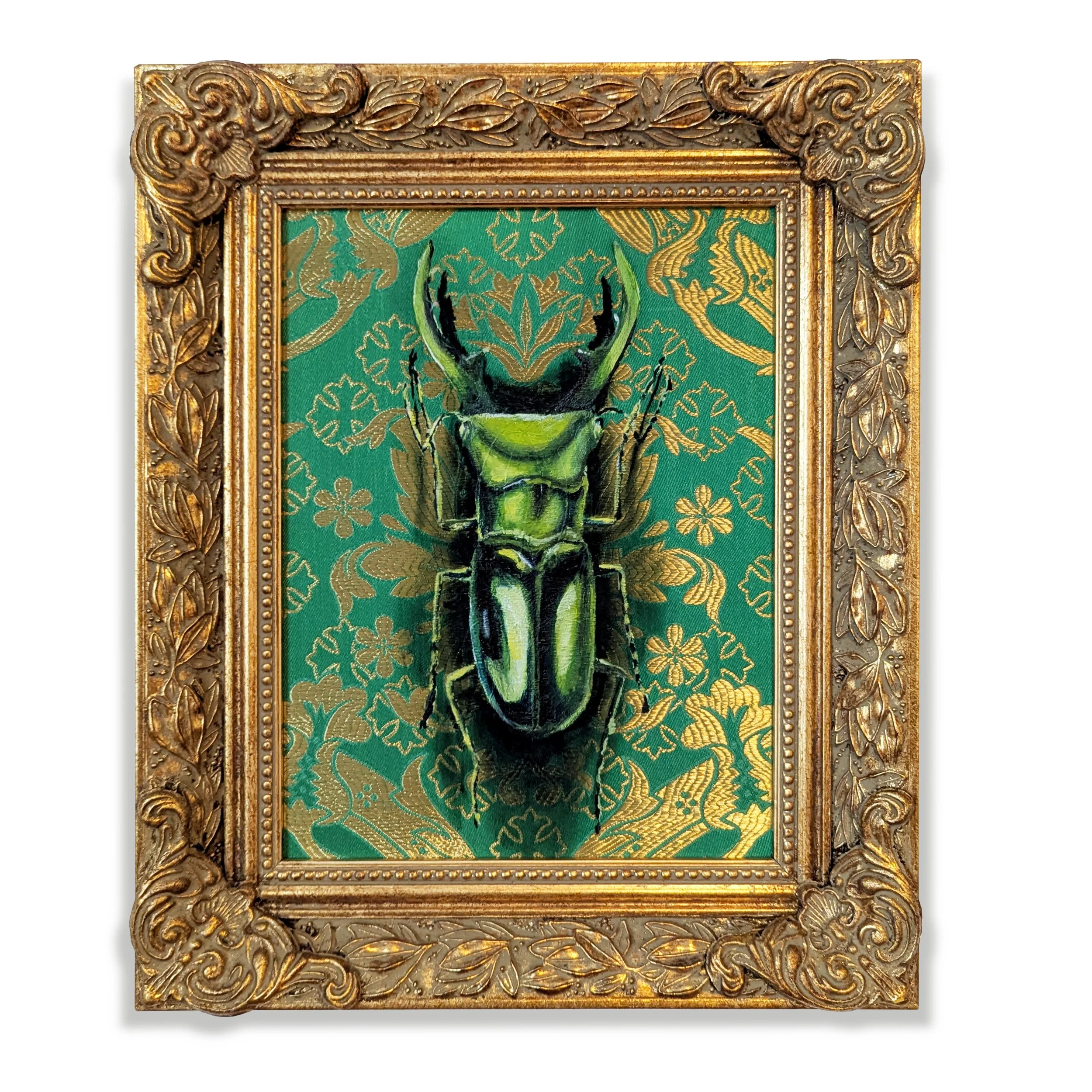 Metallic Stag Beetle (sold)