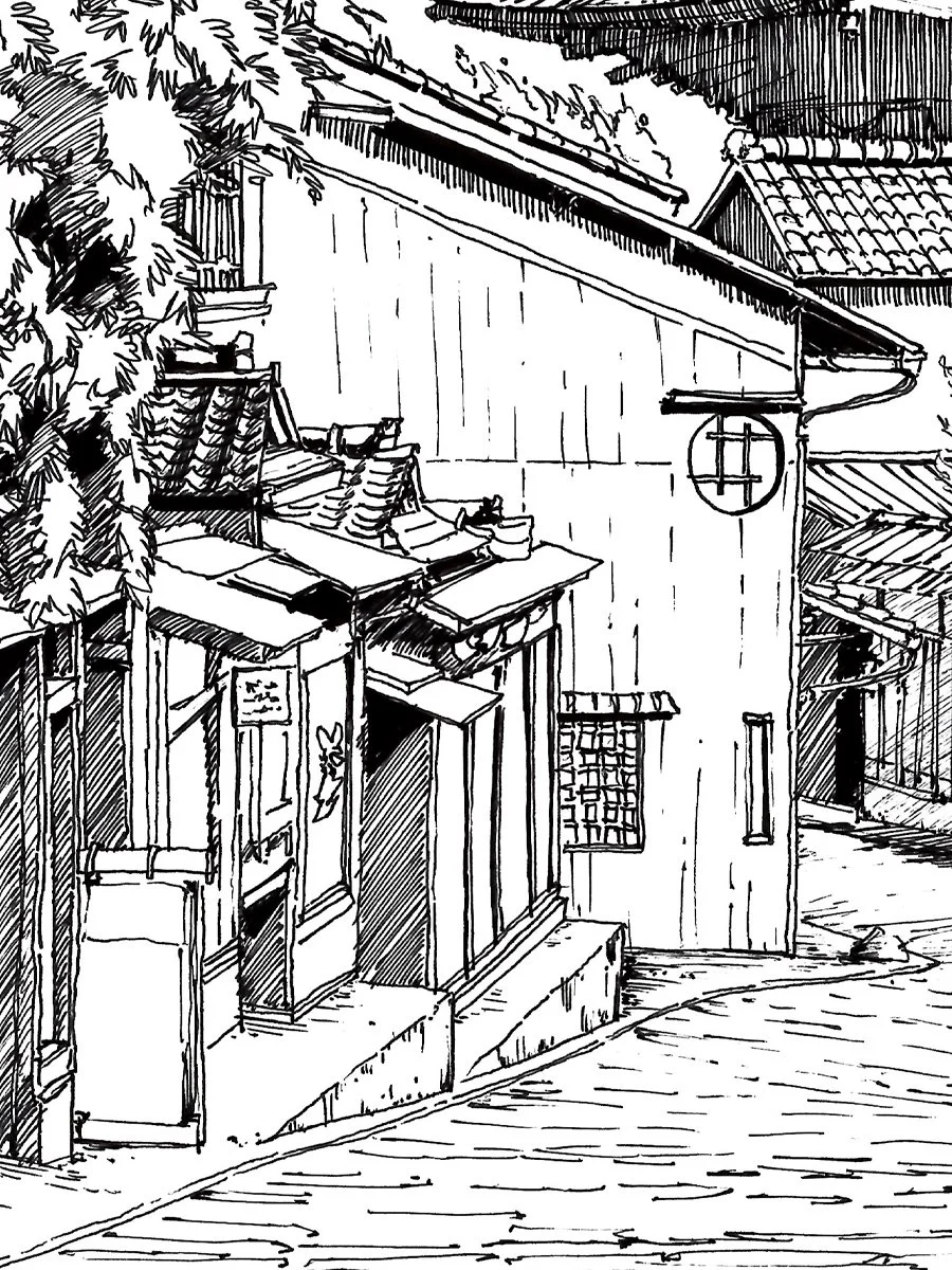 Japan Travel Sketch_Ninezaka_Detail02.jpg