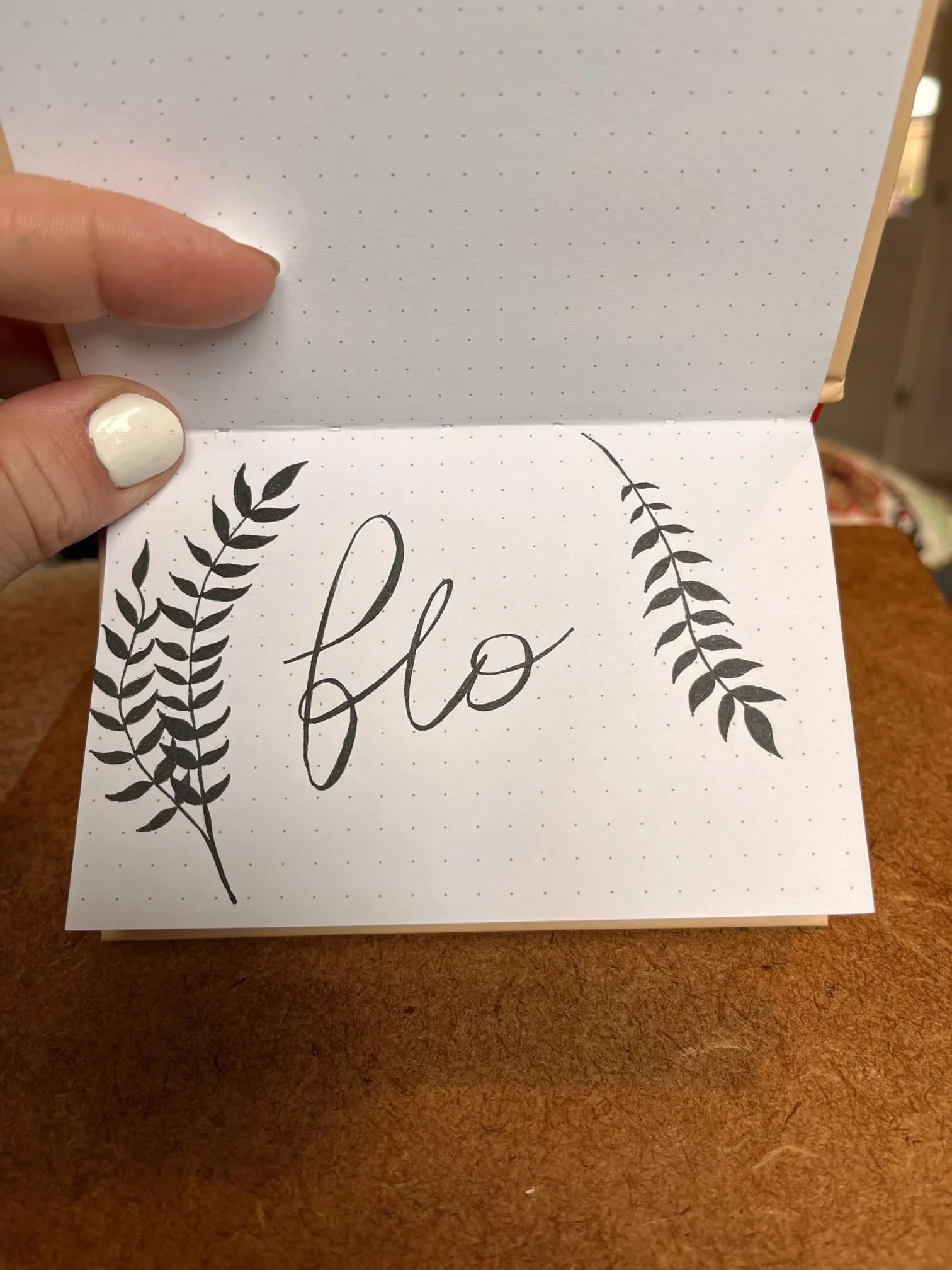 Botanical Illustration Name Cards