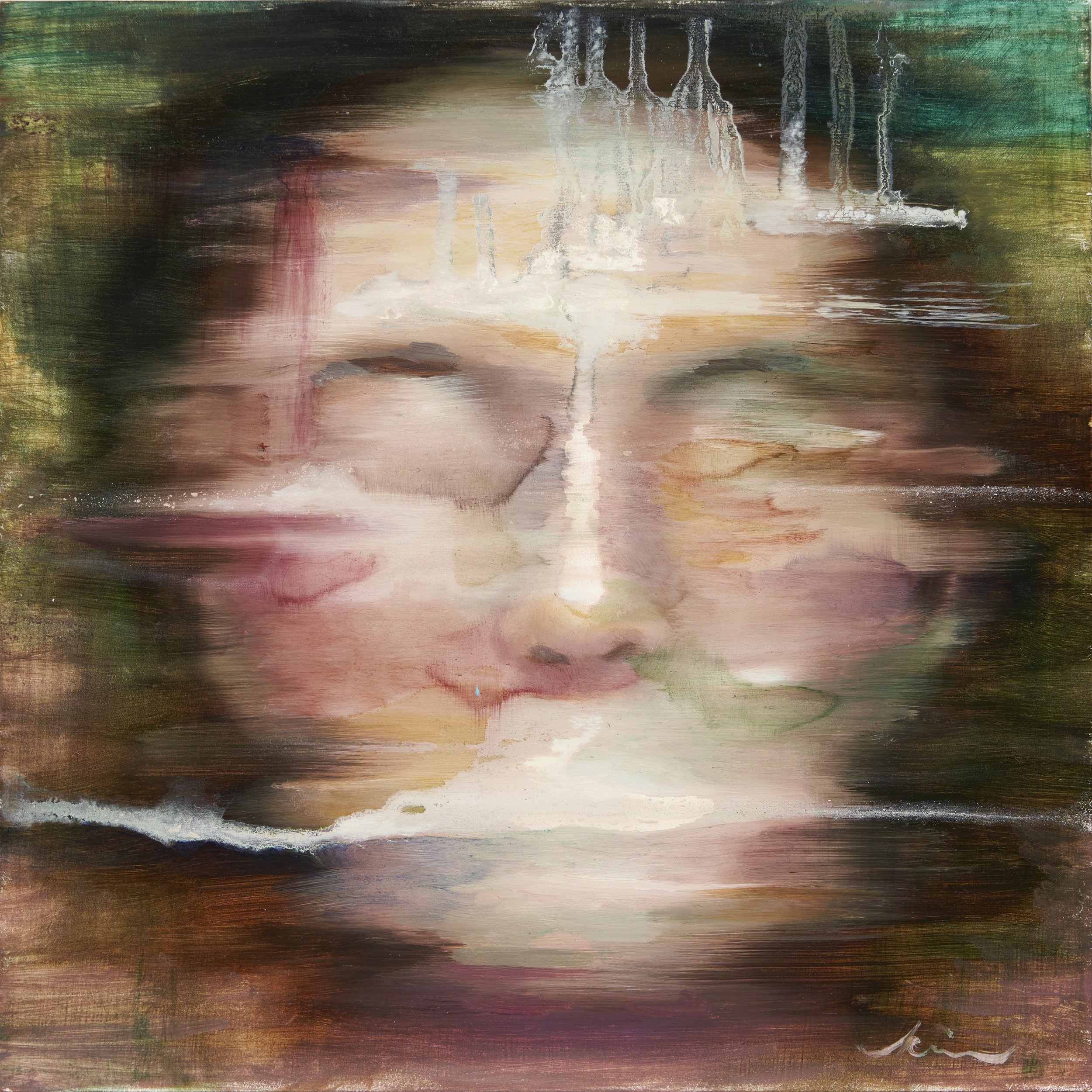 “Illiterate”
Oil on cradled board
25cm x 25cm