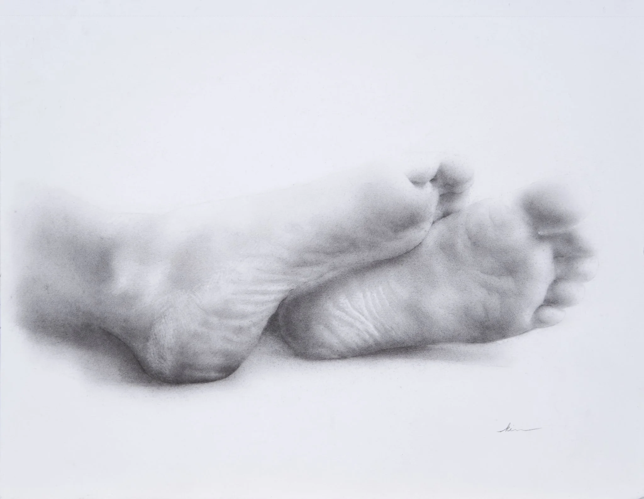 “Bits and Pieces”
Graphite on paper
9” x 12”