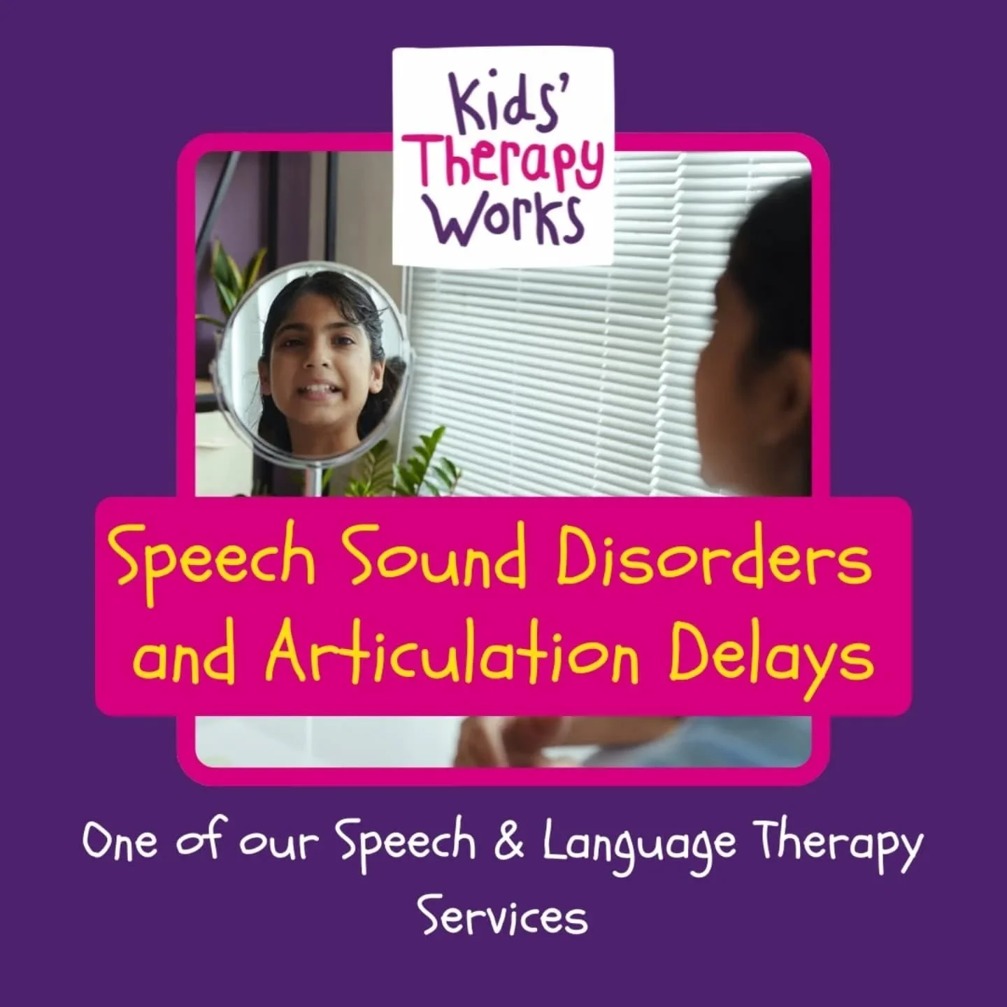 Check out some more info on one of our Speech &amp; Language services 🗣

#SALT #speechandlanguagetherapy #Therapy #speechtherapy #Speech #speechsounddisorders #articulation #articulationdelays