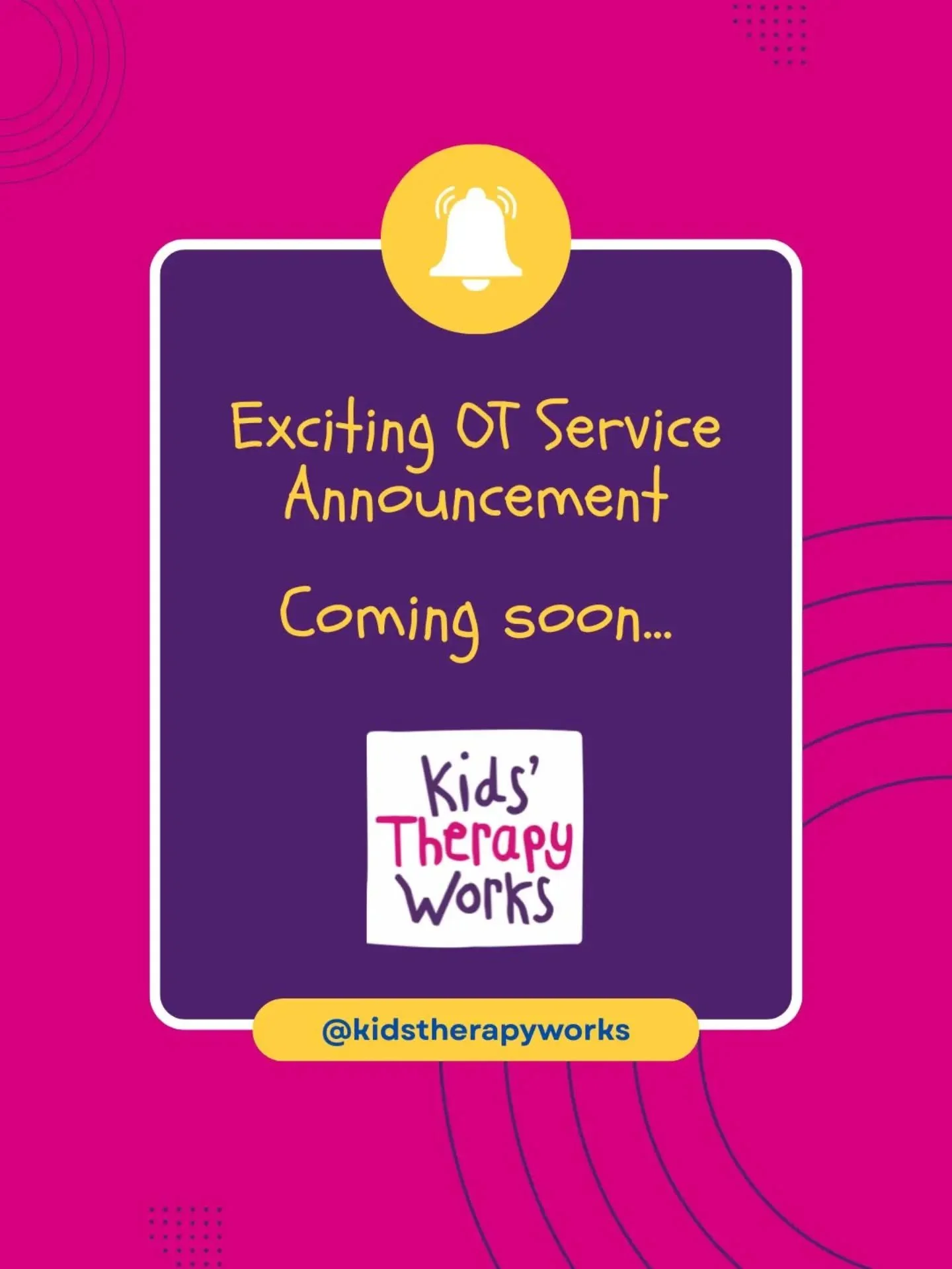 Exciting news coming soon at KTW! 

#occupationaltherapy #childrensoccupationaltherapy #ot #therapy