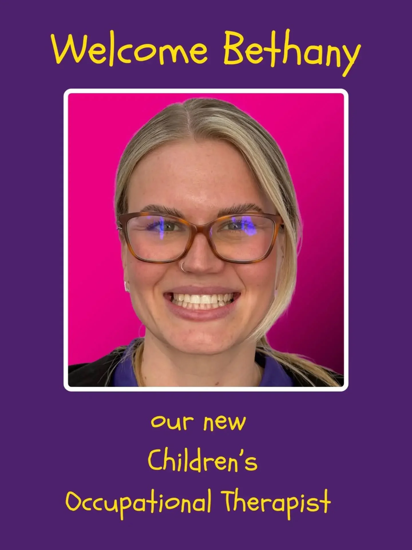 The OT Team is growing! 👇

A warm welcome to Bethany as she joins our Occupational Therapy Service. 

If you'd like to hear a little bit more about our new recruit, check out the link in our bio to find out about Bethany and the rest of the KTW team
