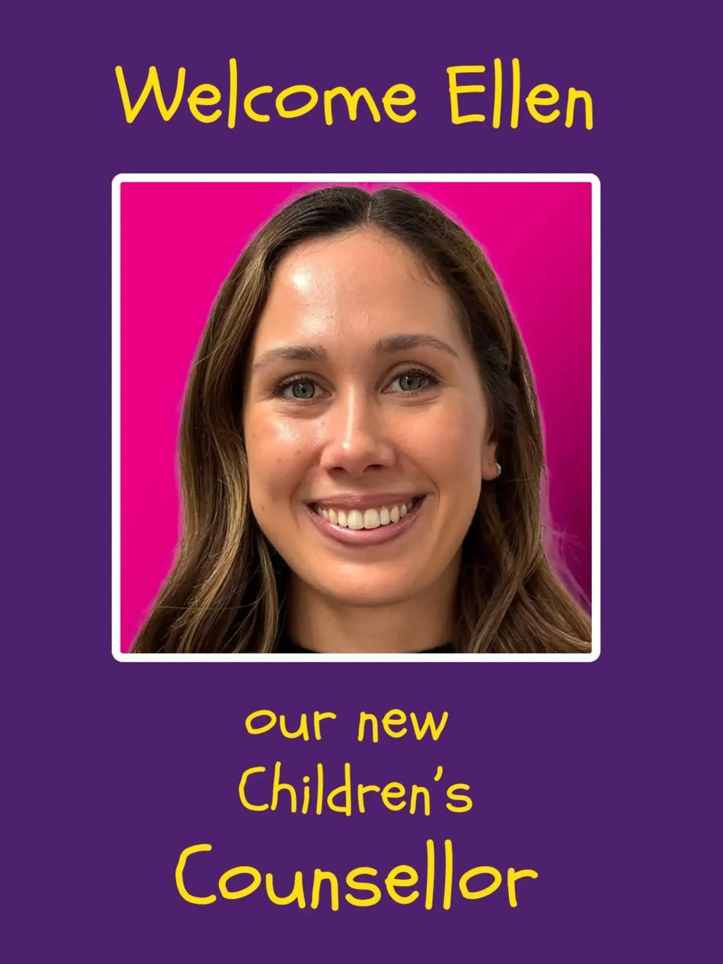 We're delighted to welcome Ellen Laughlin to the Kids' Therapy Works team as our Children&rsquo;s Counsellor. 

Ellen holds an MA in Psychodynamic Counselling and Psychotherapy and brings specialist experience supporting young people through anxiety,