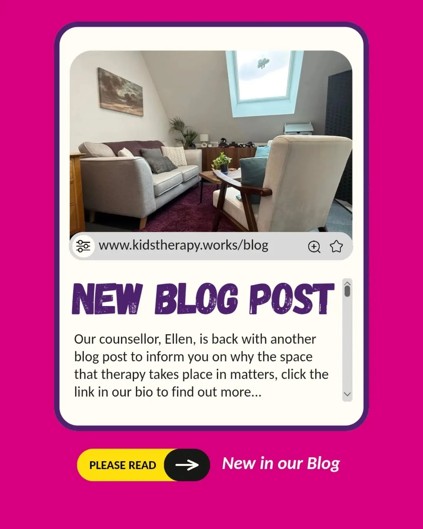 Have a read of Ellen's latest blog post 💬

Link in bio 👆

#counselling #therapyspace #blogpost #healthblog