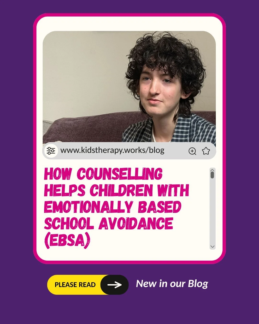 Many children who avoid school aren't choosing to misbehave - they're struggling with emotions they can't yet put into words.

Emotionally based school avoidance (EBSA) is far more common than most people realise, and since the pandemic the numbers h