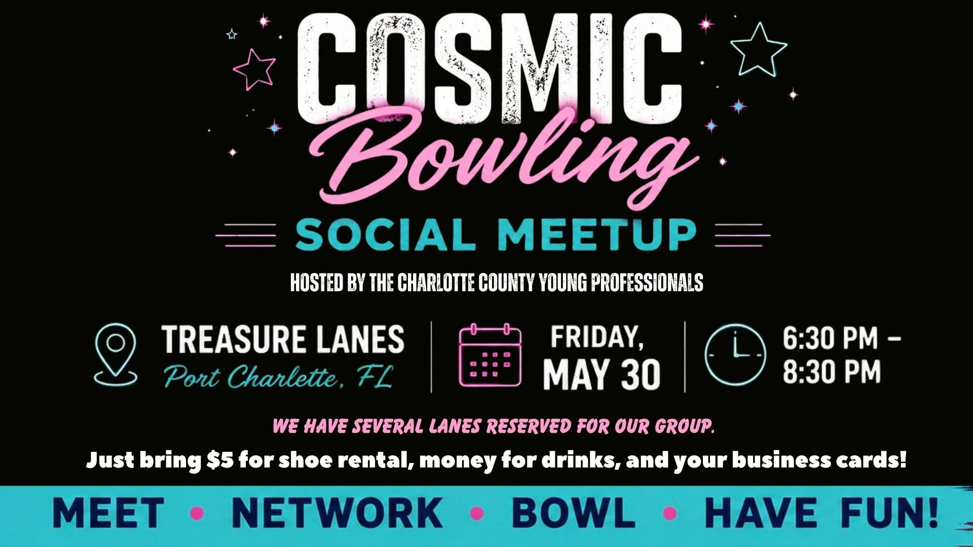 Cosmic Bowling Social Meetup