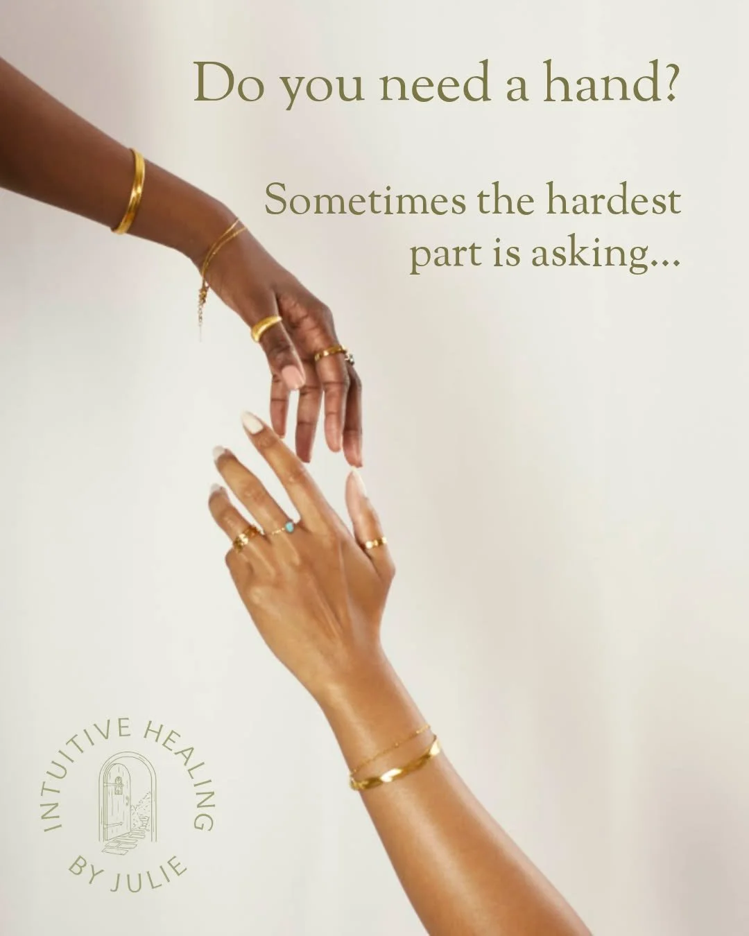 intuitivehealingbyjulie.com

#holdyourhandup #askforhelp #payattention #howareyou? #andmeanit