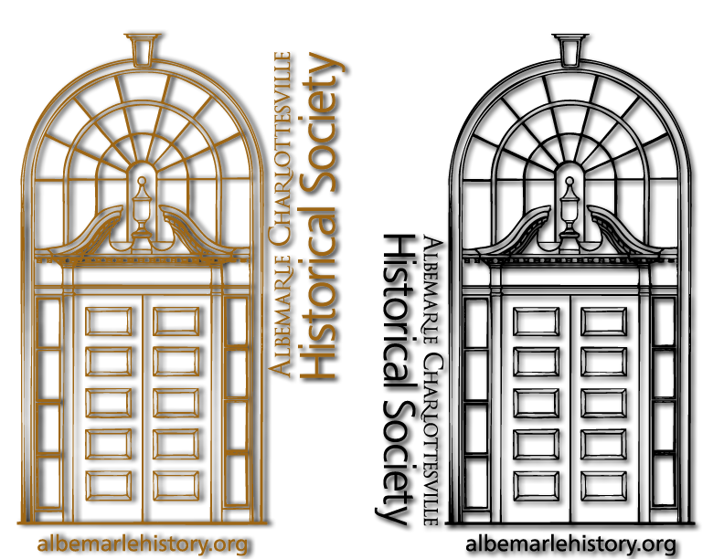 Albemarle Charlottesville Historical Society traced layout and logo done in Illustrator