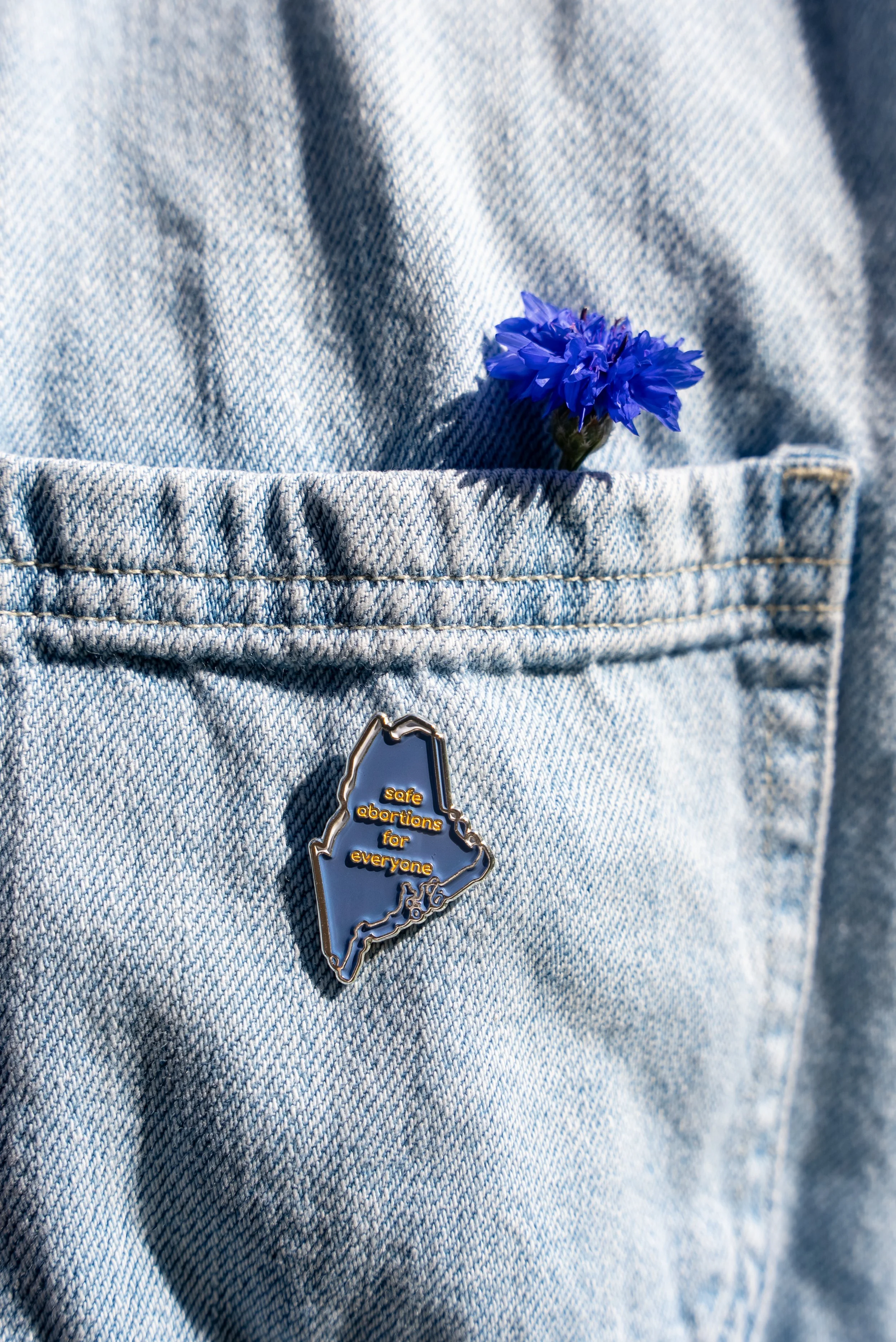 Safe Abortions for Everyone Maine Pin