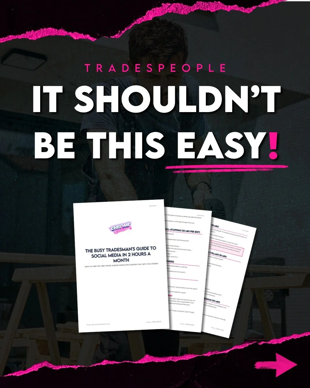 You're on the job trying to get it done in time to grab a cold beer, the last thing you think about is filming or taking pictures. I get it, I've been there! 

But what if I told you that right now TODAY, you can master posting consistently with very