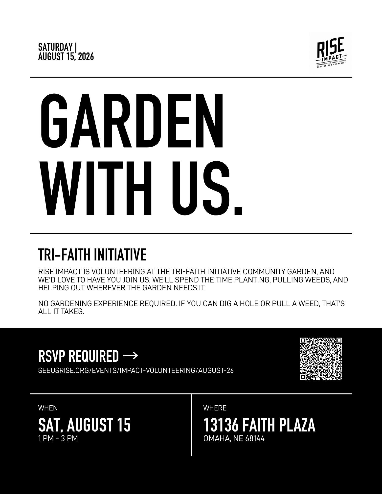 Impact Volunteering: Tri-Faith Initiative