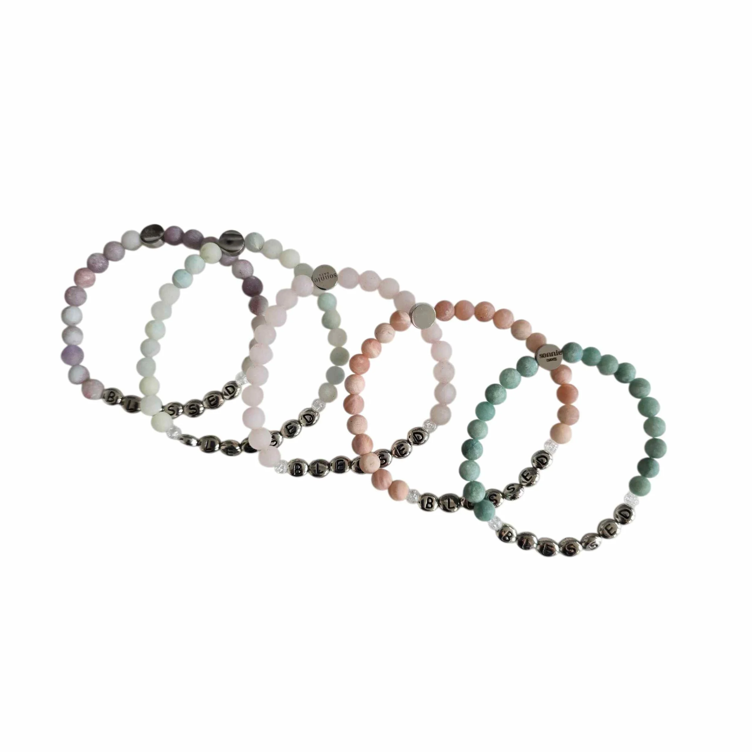 Assorted BLESSED bracelets by Sonnie Days, Inc.