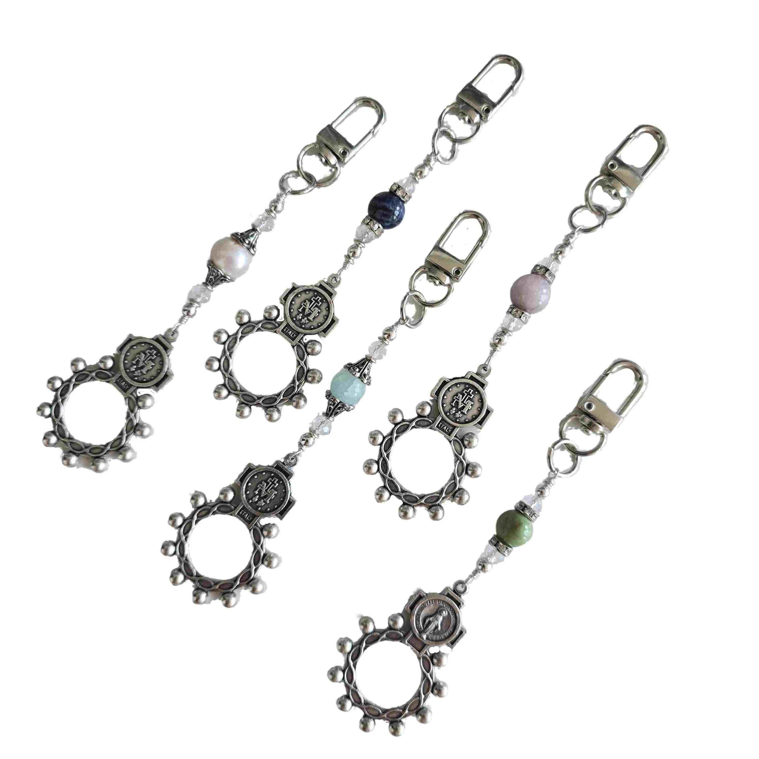 Sweet Devotion Finger Rosary Key Chain