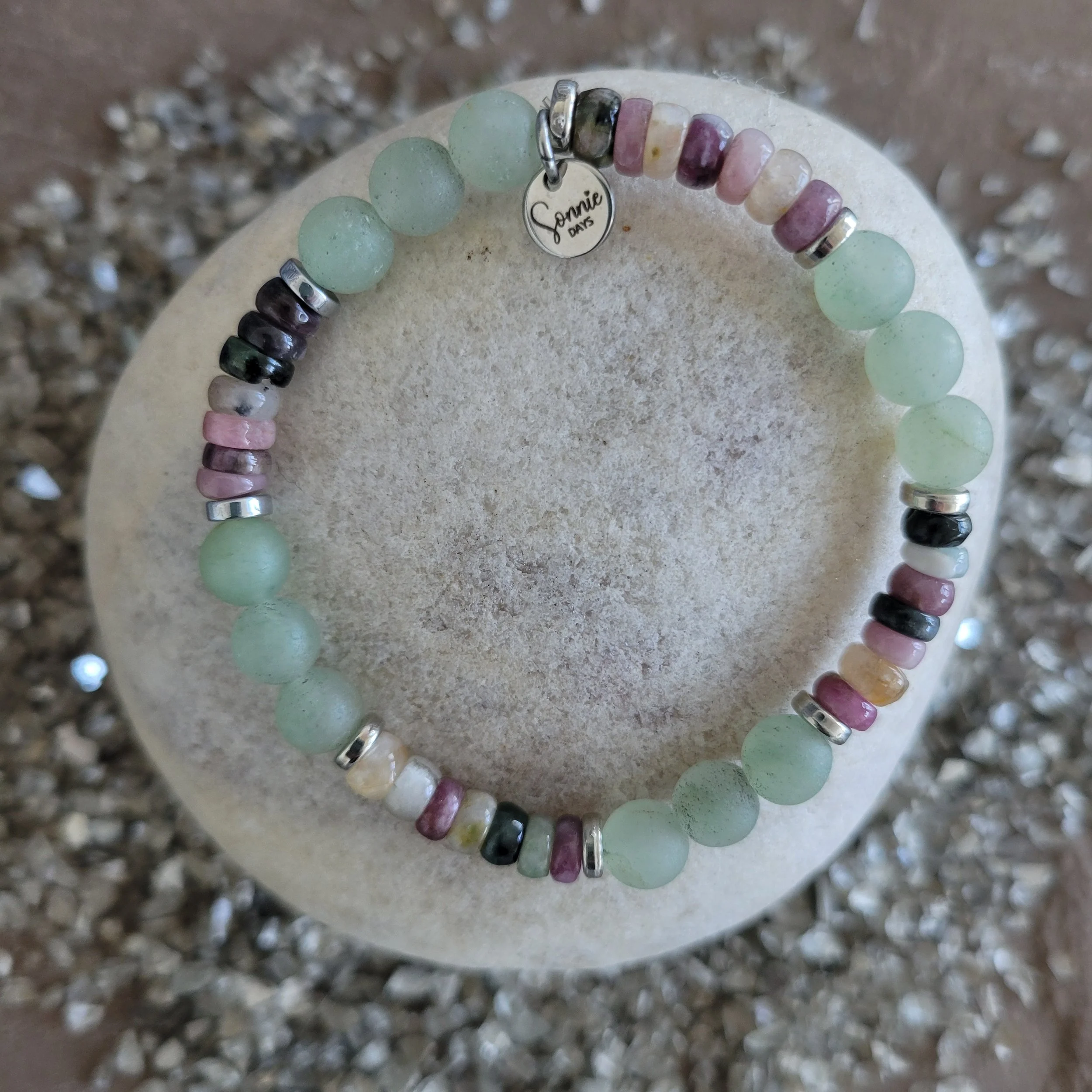 Zest for Life Semi-Precious Bracelet – Green Aventurine for Optimism & Confidence, 8mm Beads